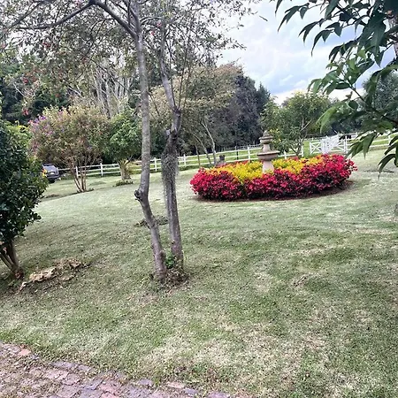 Luxury Finca El Ensueno, Casa Entera, Con Sauna, Jacuzzi, Bbq Y Caballos Tenjo Exterior photo
